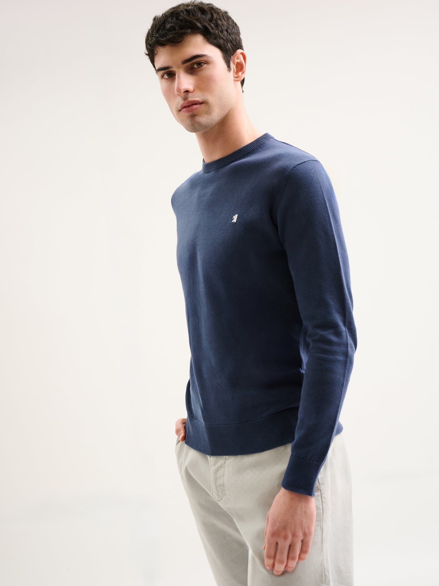 Maglia fine girocollo