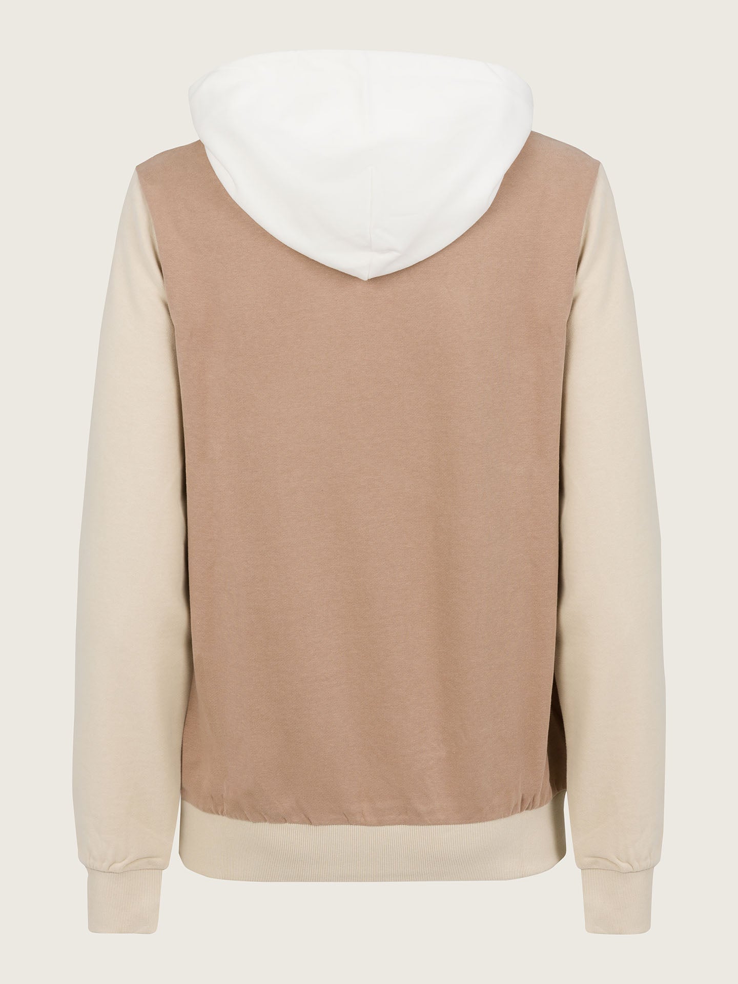 Felpa Cappuccio Color Block