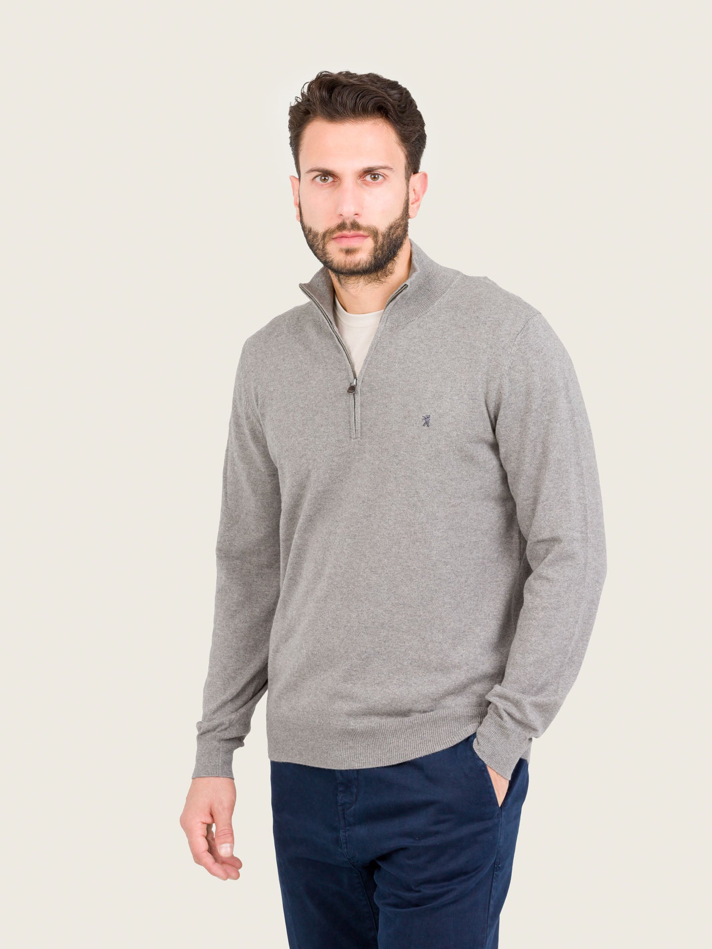 Maglia Collo Alto Half Zip