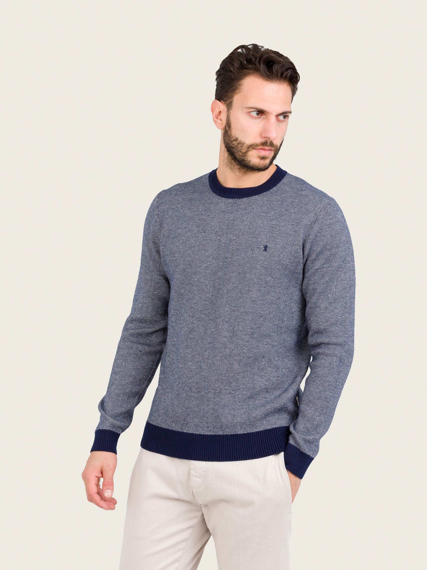 Maglia Girocollo Jacquard