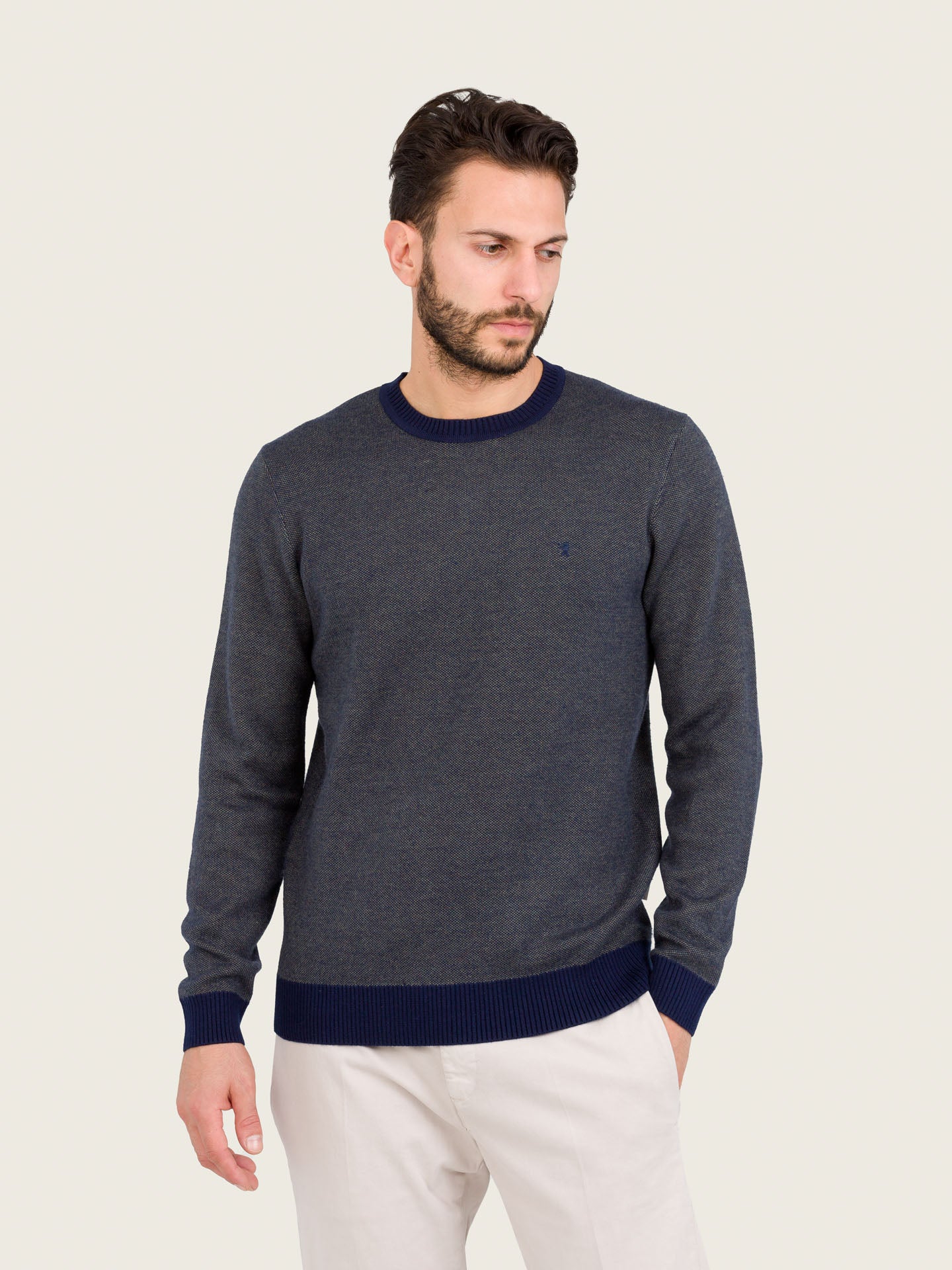 Maglia Girocollo Jacquard