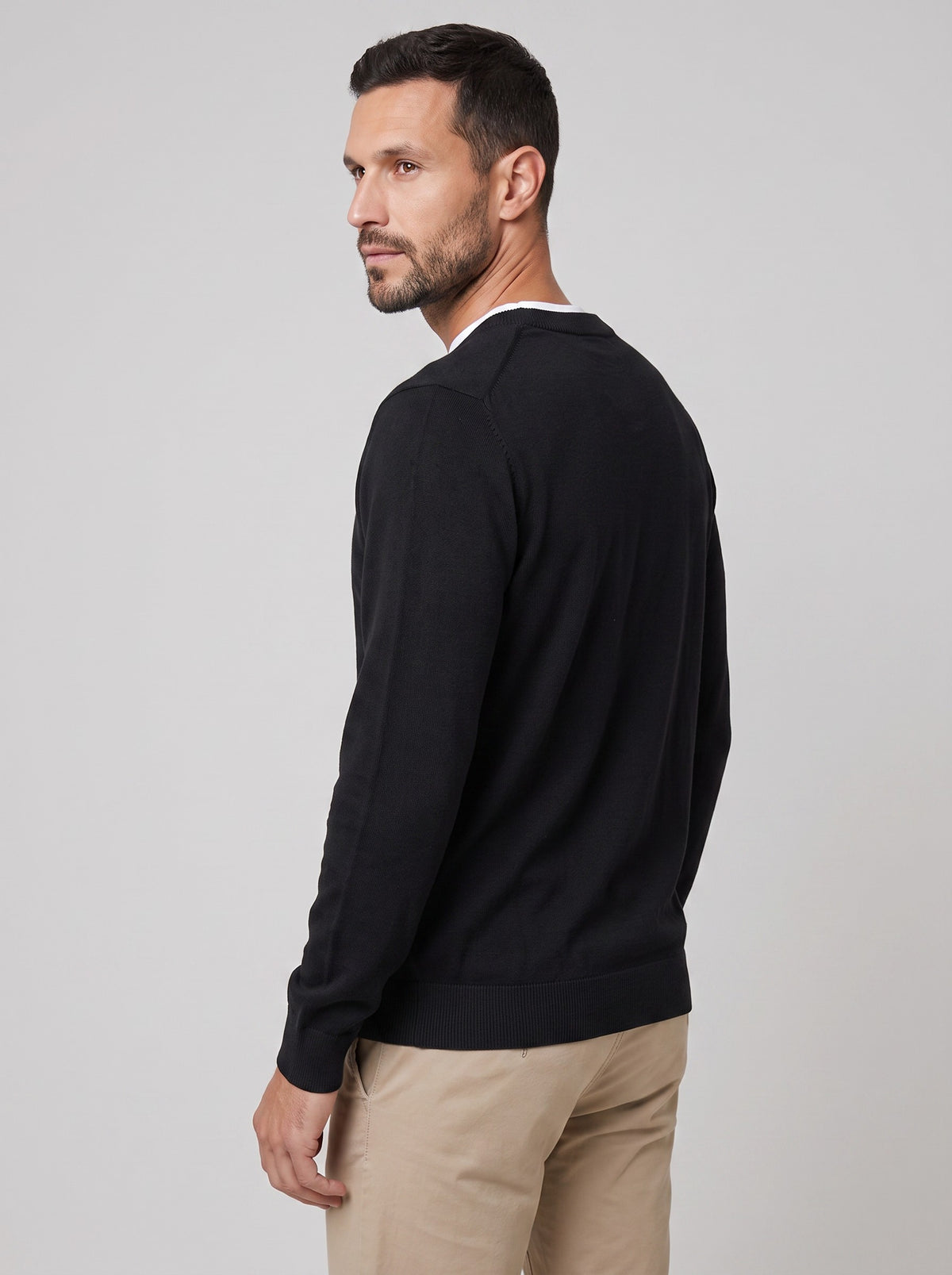 Cardigan maniche lunghe in maglia