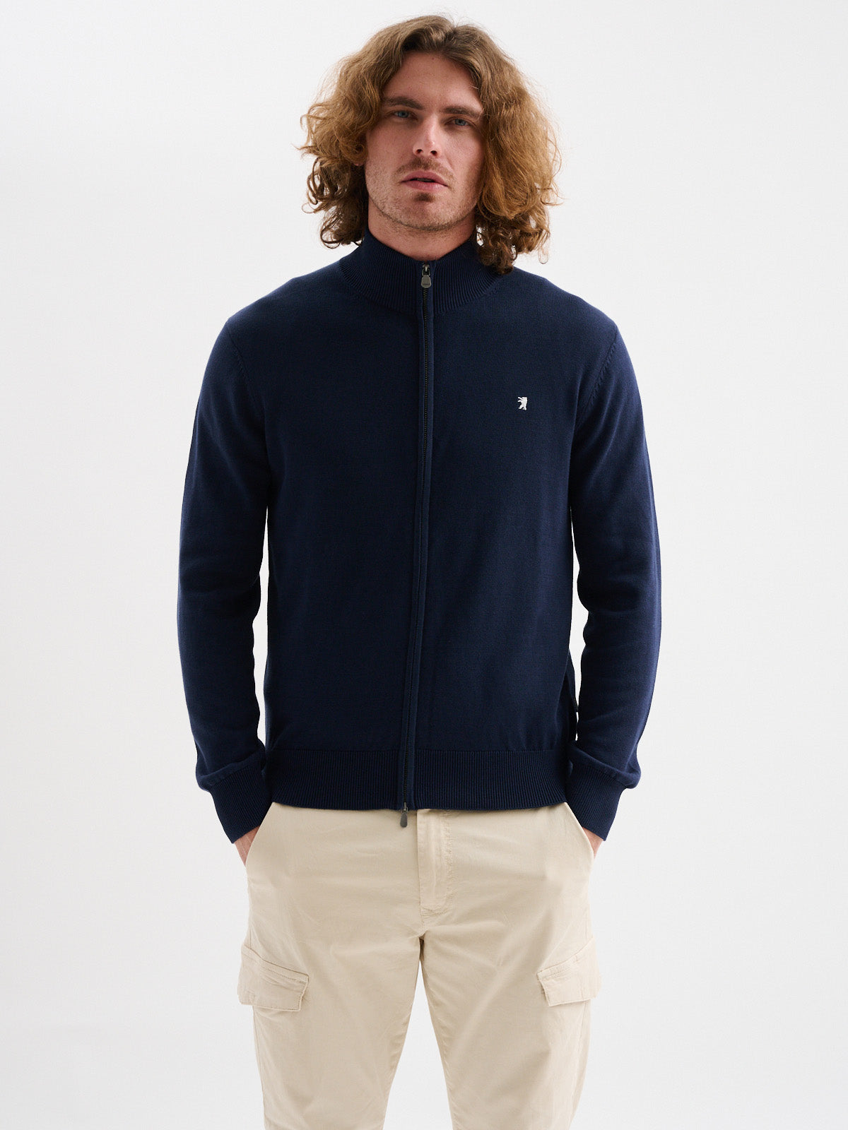 Cardigan Full Zip a Maniche Lunghe