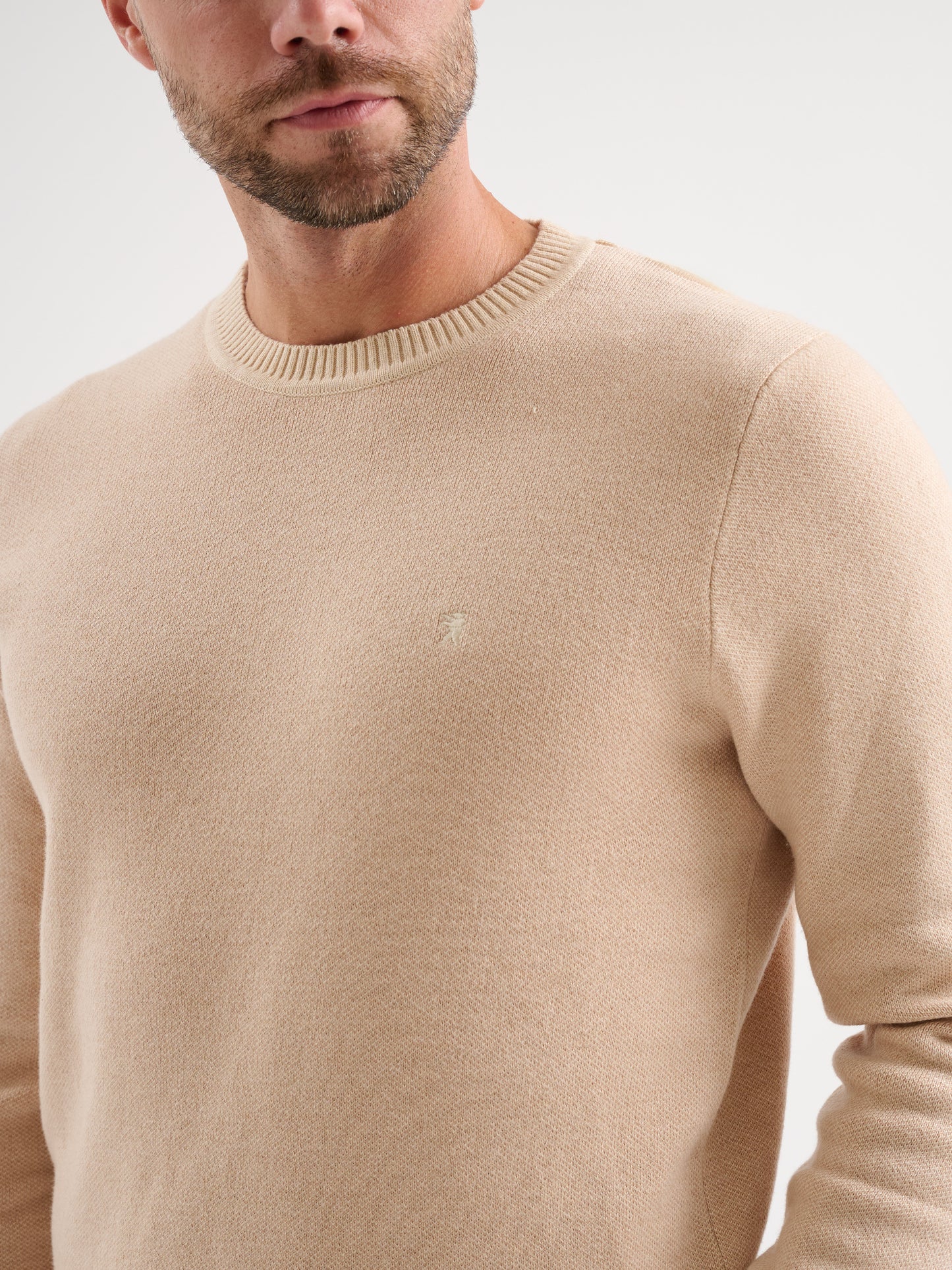 Maglia girocollo jacquard