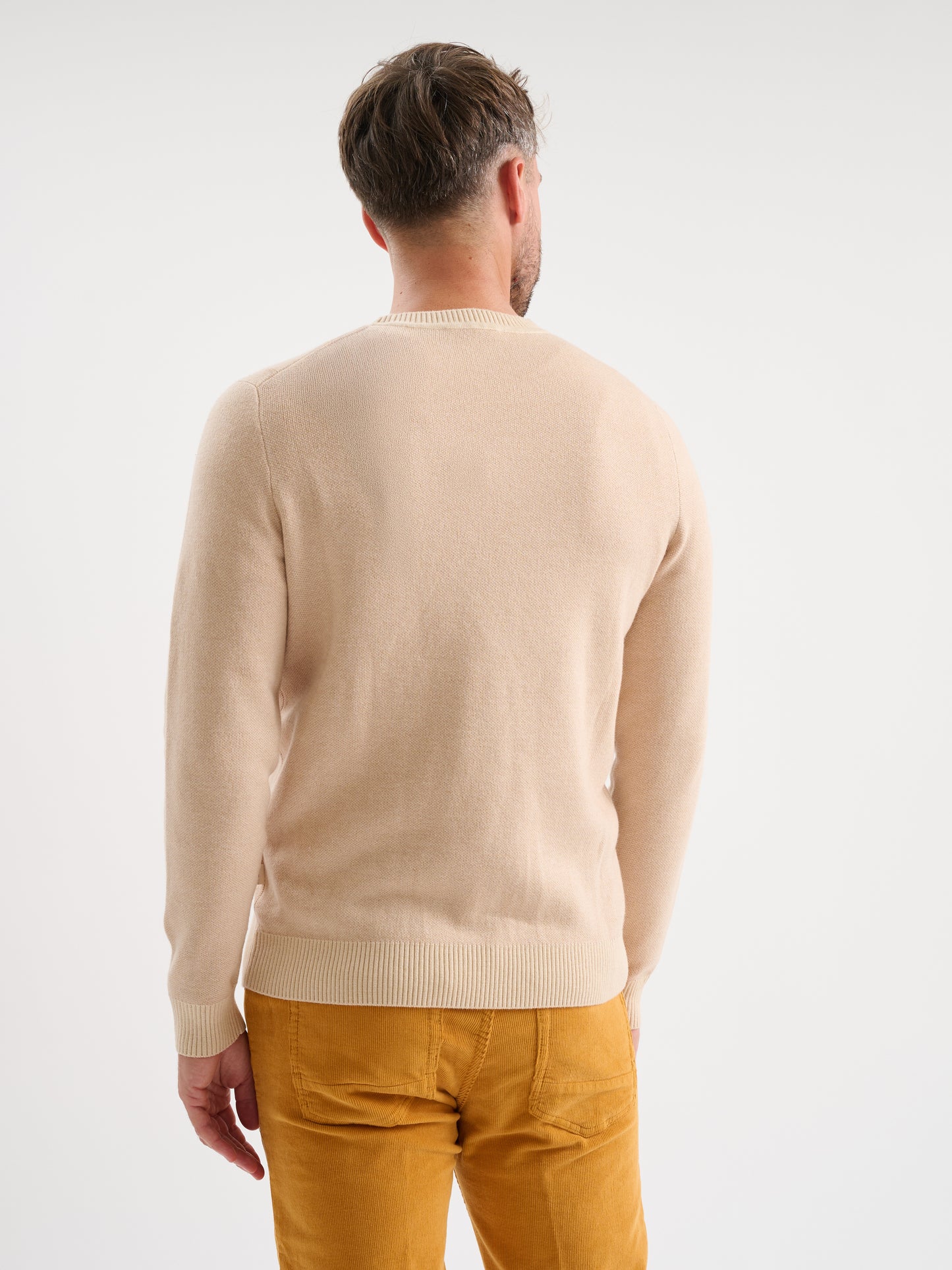Maglia girocollo jacquard