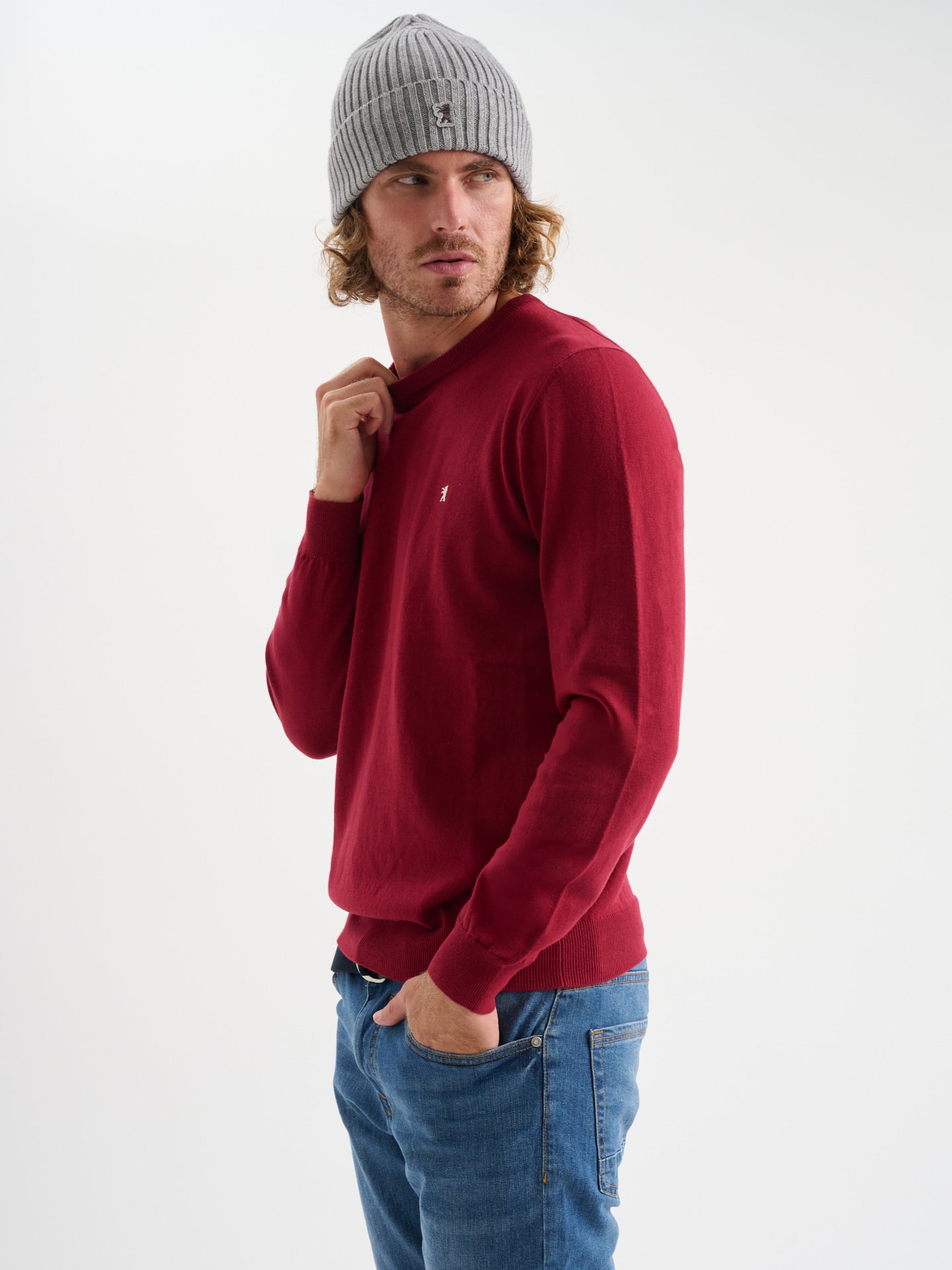 Maglia girocollo rasata
