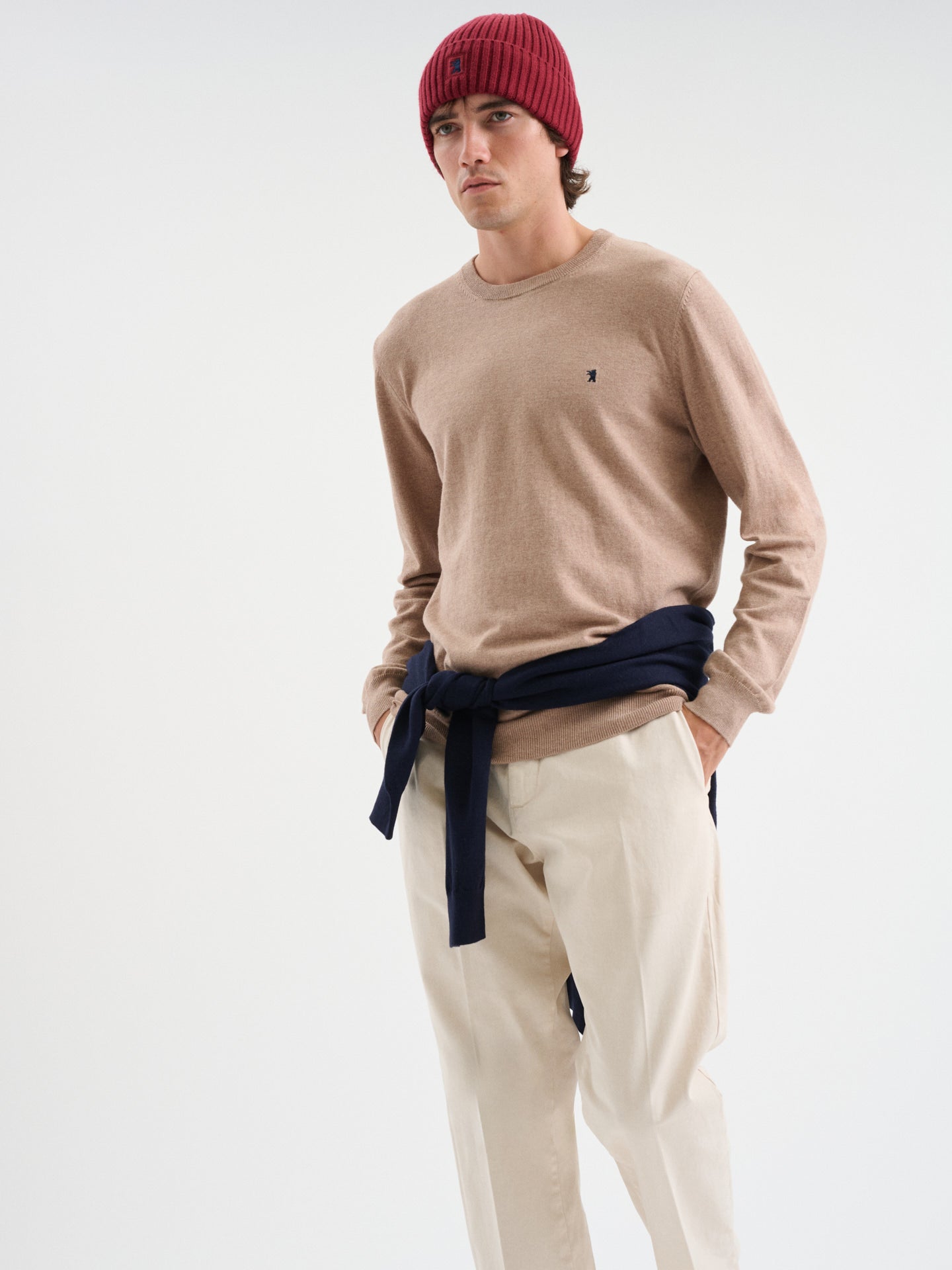Maglia girocollo rasata