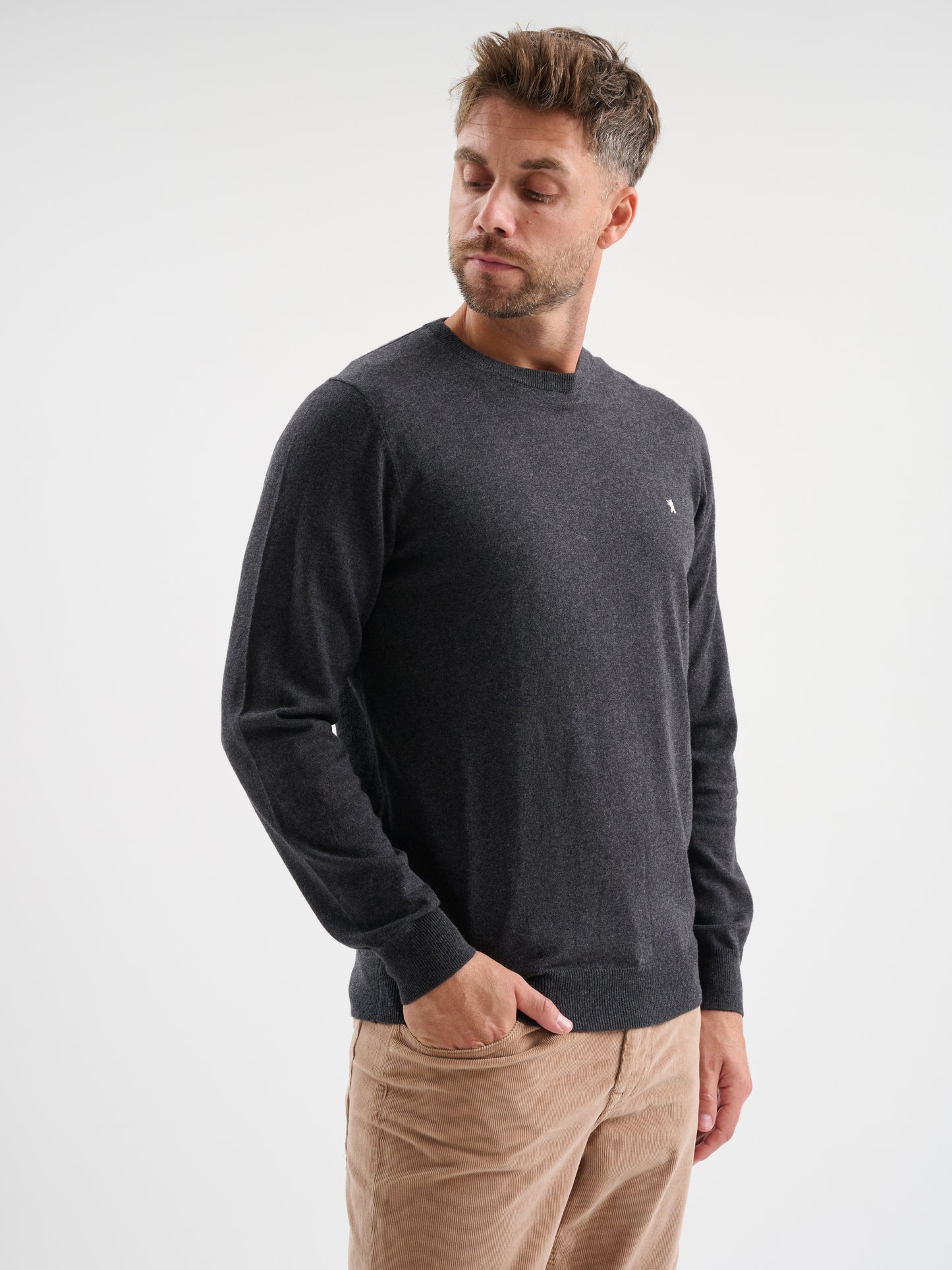Maglia girocollo rasata
