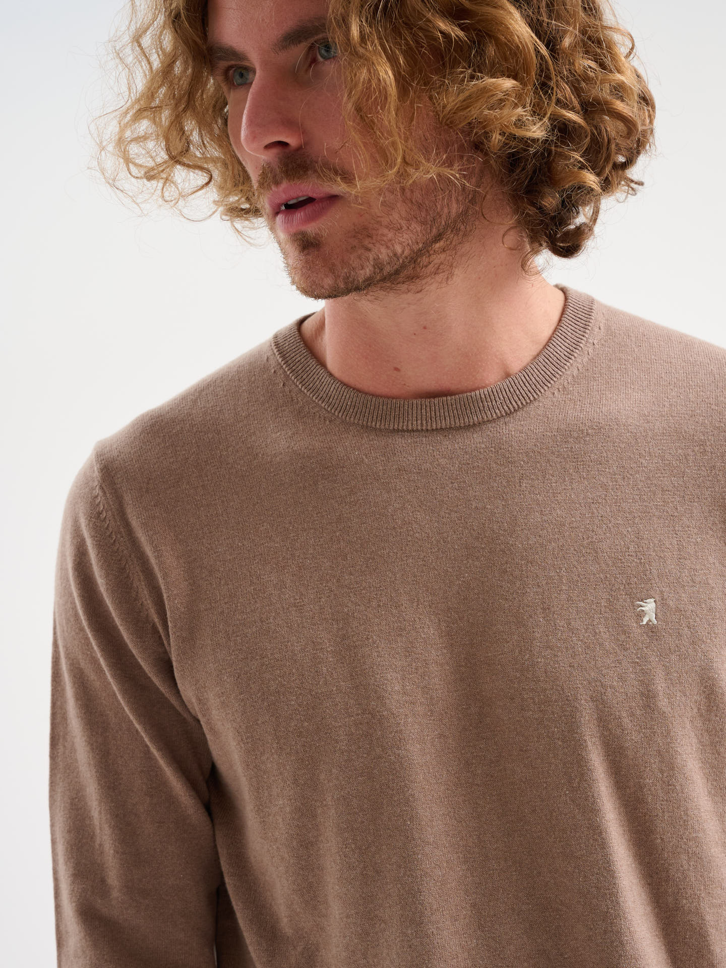 Maglia girocollo rasata