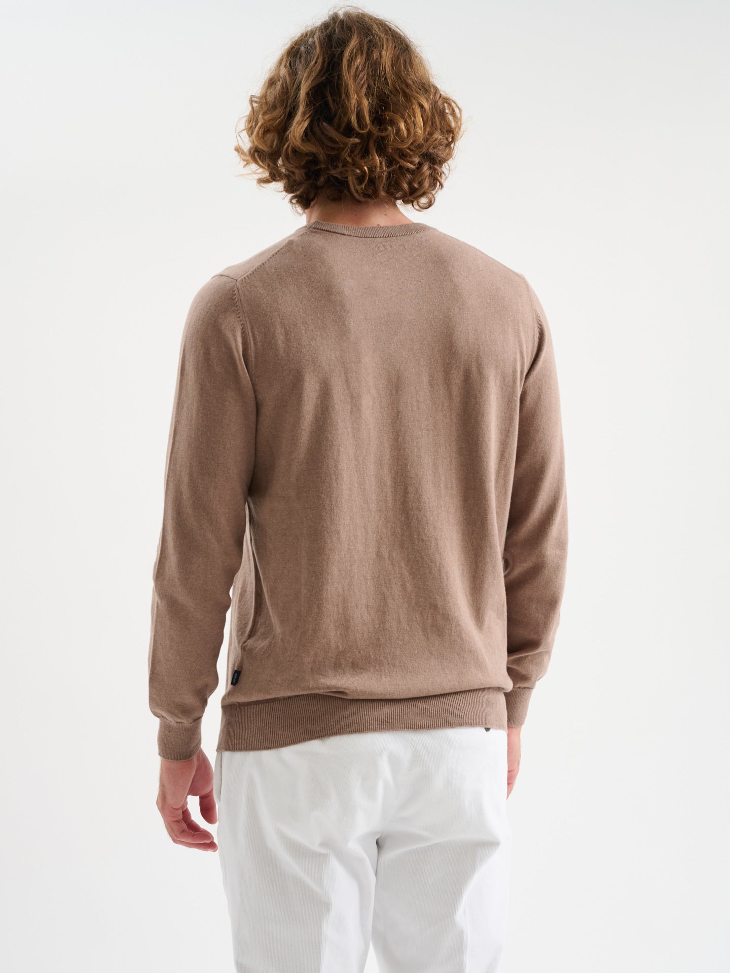 Maglia girocollo rasata