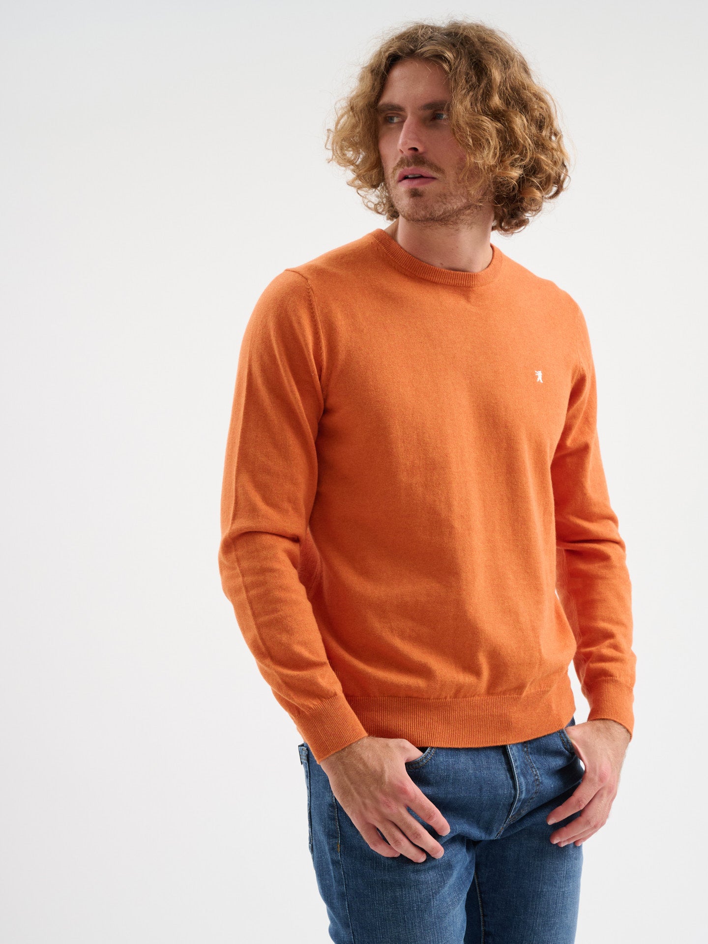 Maglia girocollo rasata