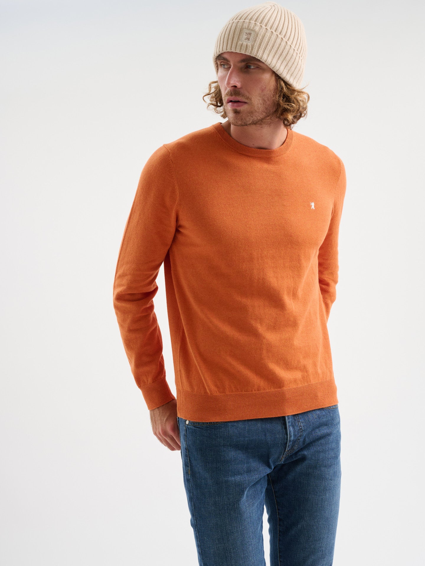 Maglia girocollo rasata