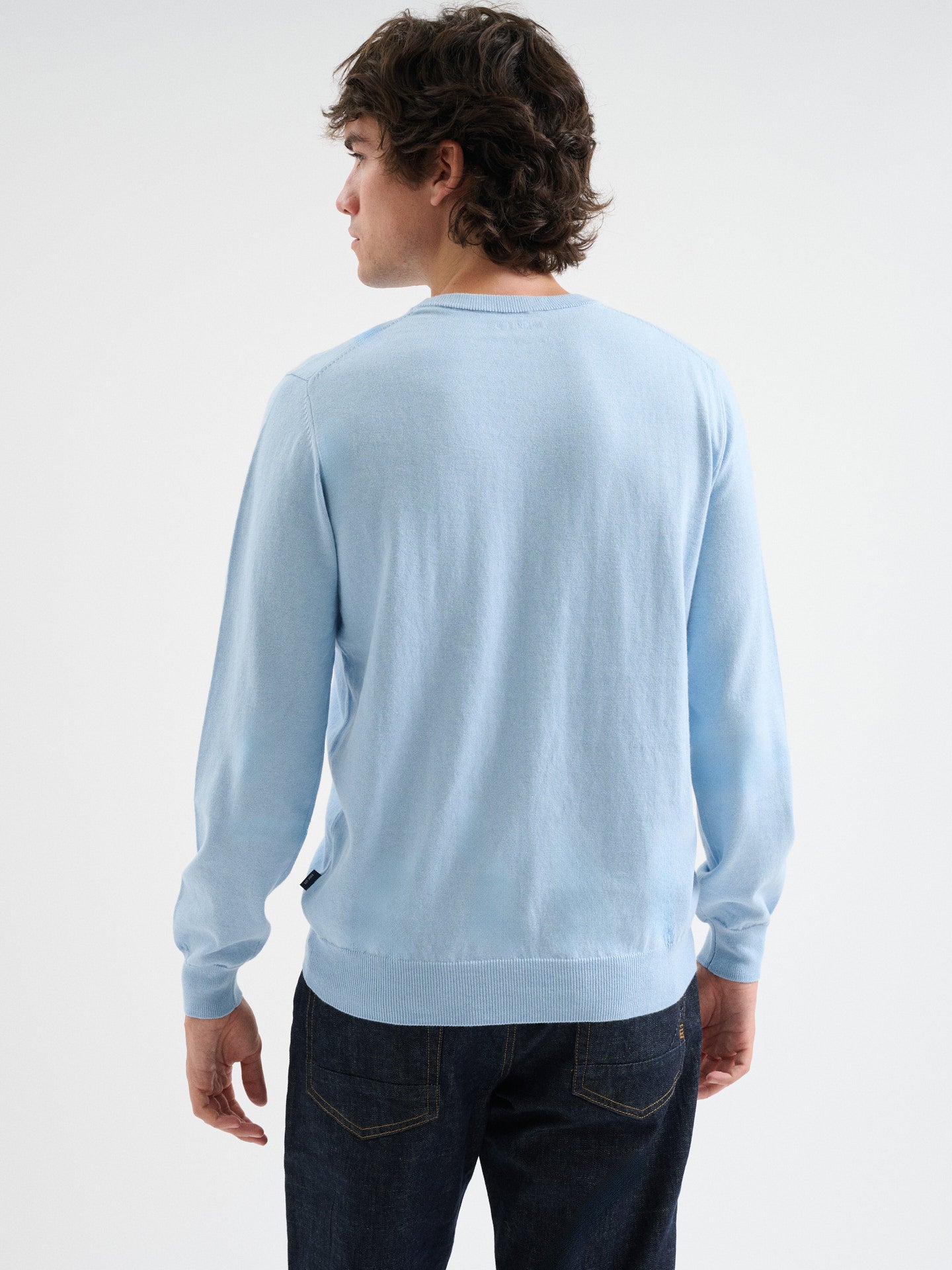 Maglia girocollo rasata