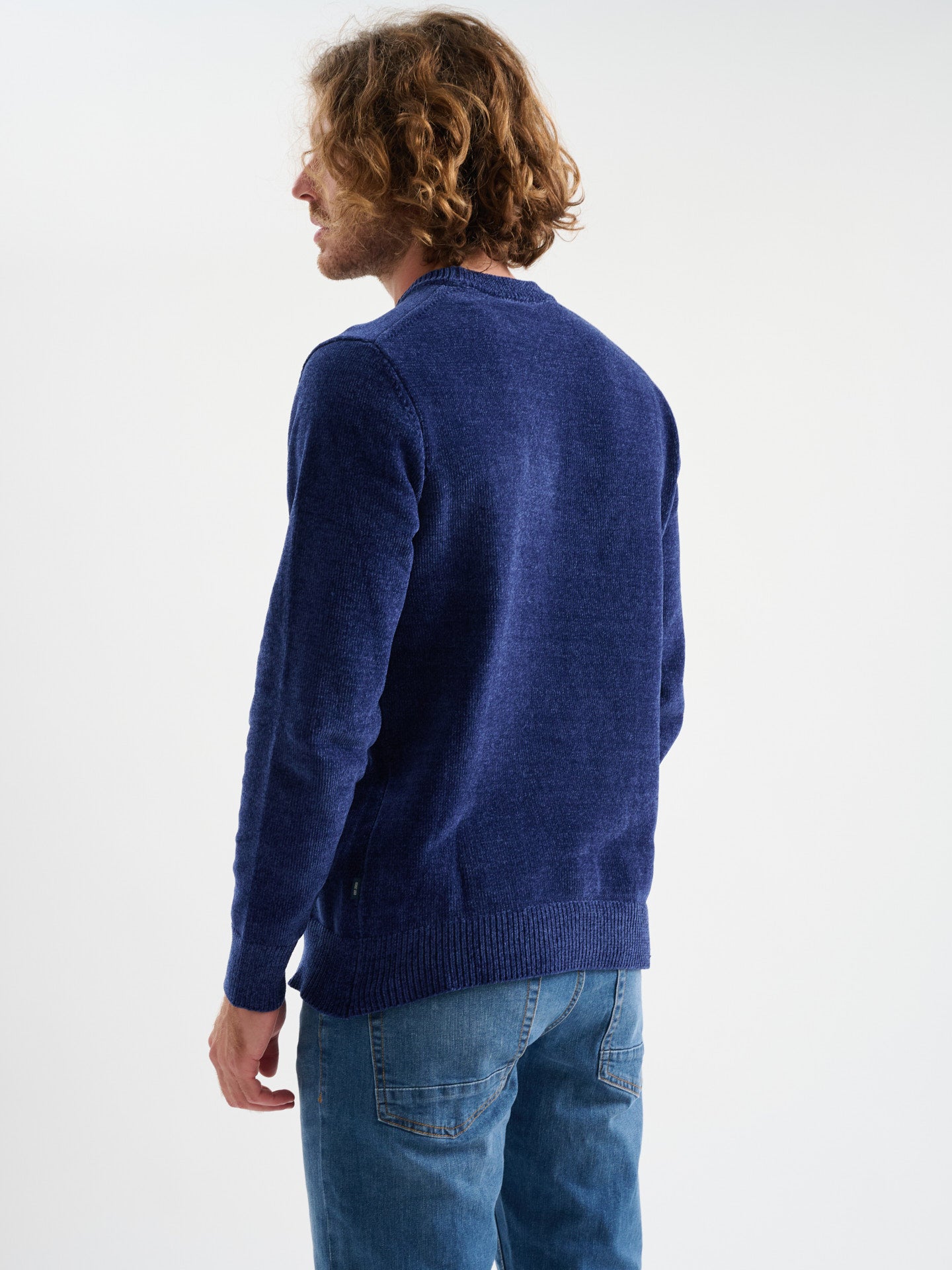 Maglia girocollo in ciniglia