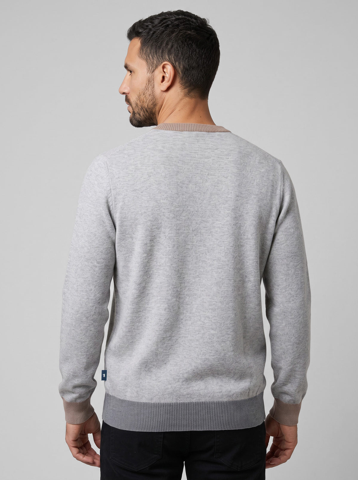 Maglia Girocollo Cotone e Cashmere
