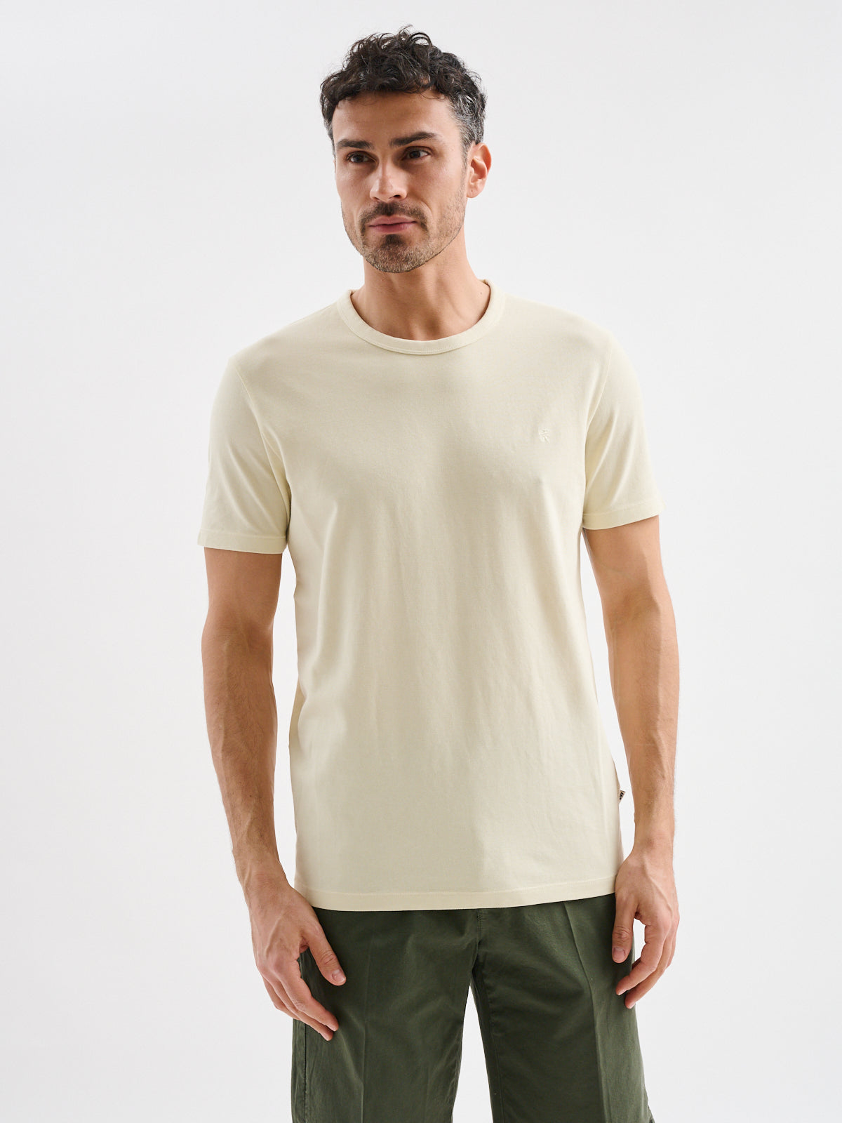 T-shirt a Maniche Corte in Jersey