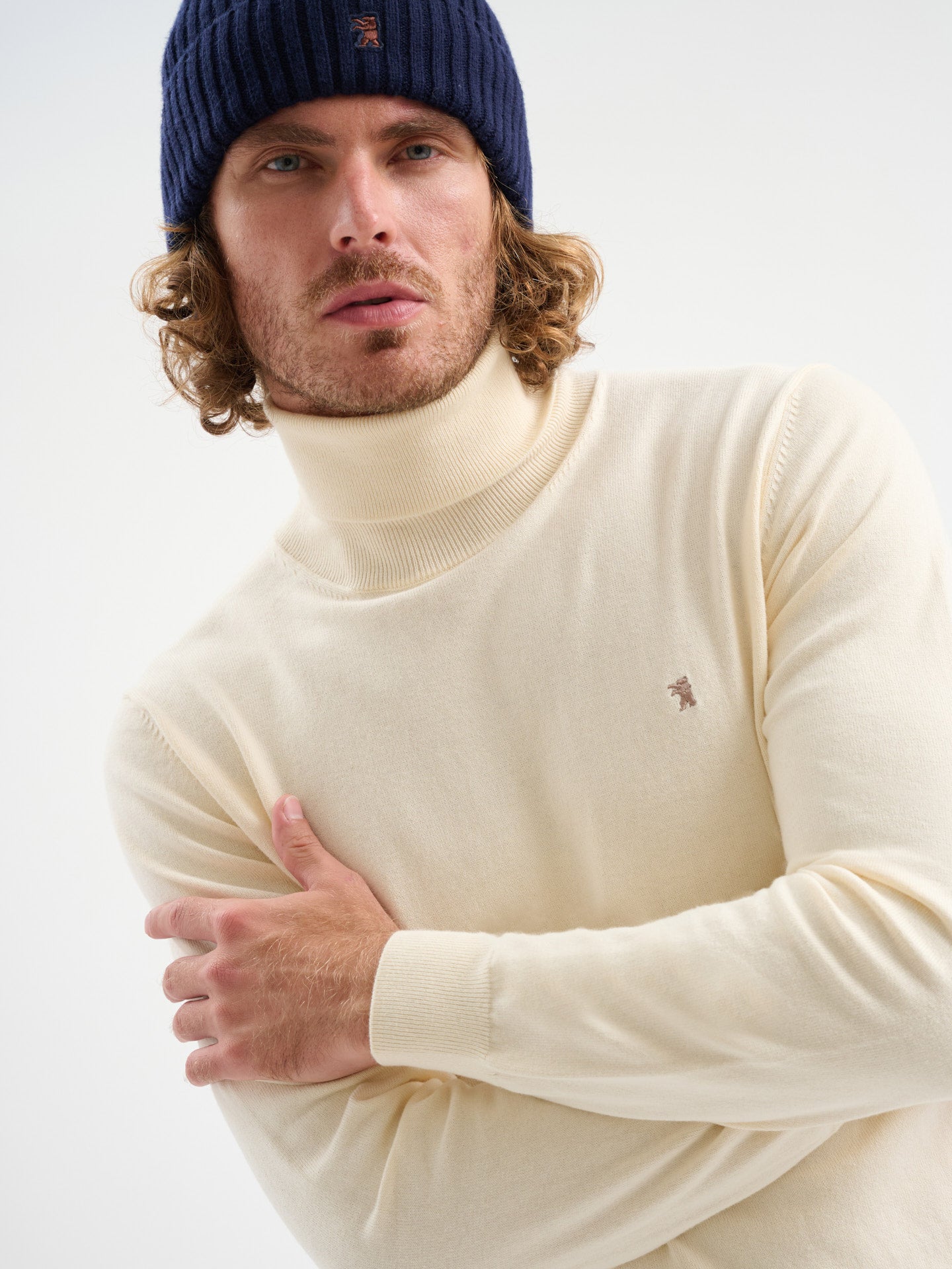 Maglia collo alto a maniche lunghe