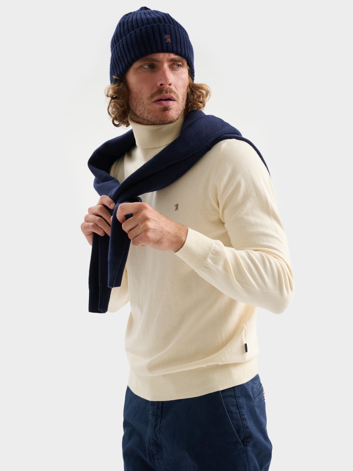 Maglia collo alto a maniche lunghe