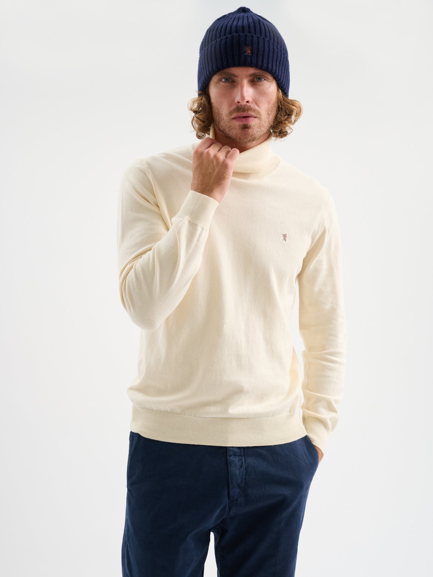 Maglia collo alto a maniche lunghe