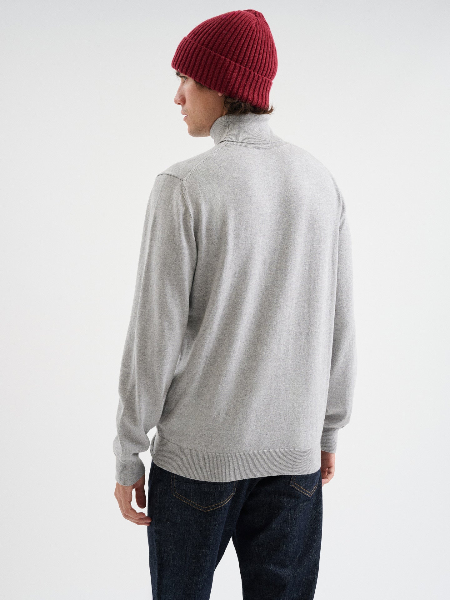 Maglia collo alto a maniche lunghe