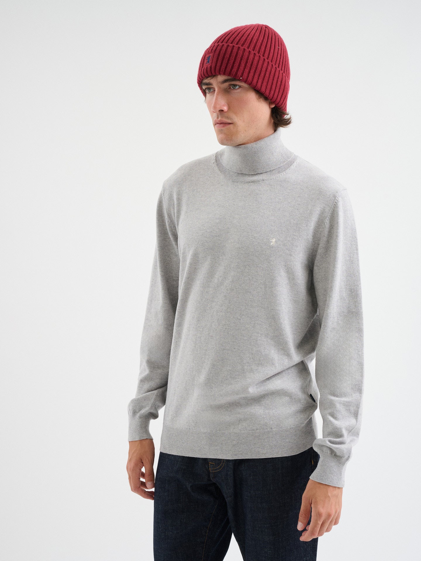 Maglia collo alto a maniche lunghe