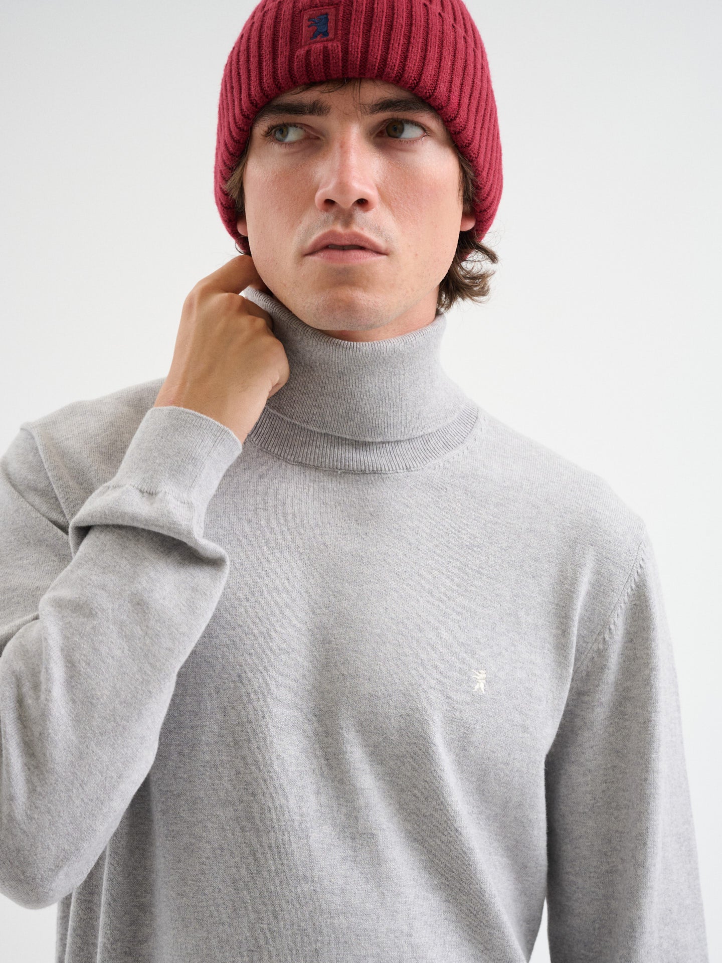 Maglia collo alto a maniche lunghe
