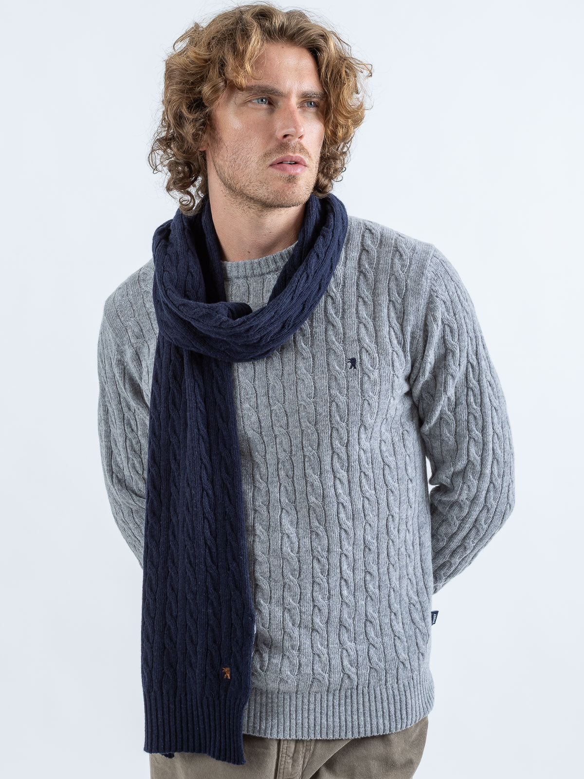 Maglia Girocollo a Trecce