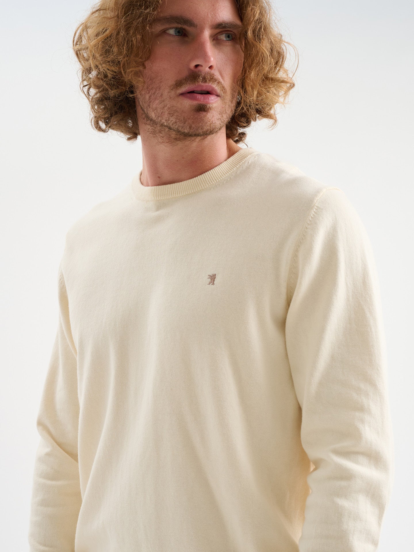 Maglia girocollo rasata