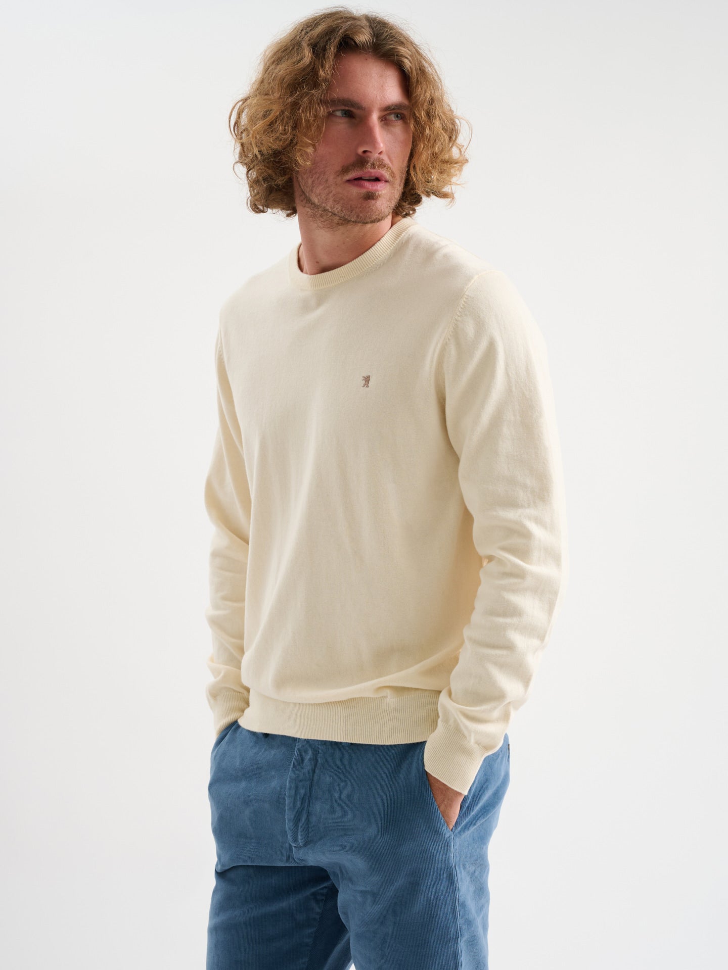 Maglia girocollo rasata