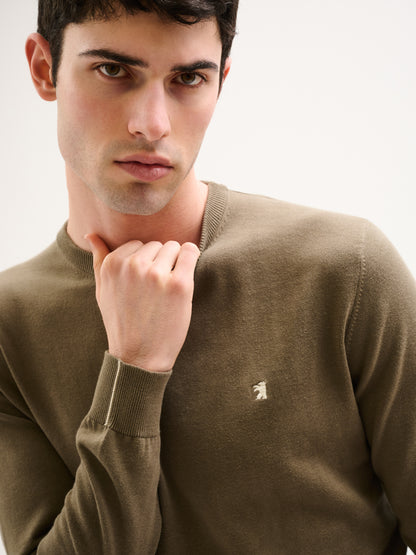 Maglia fine girocollo