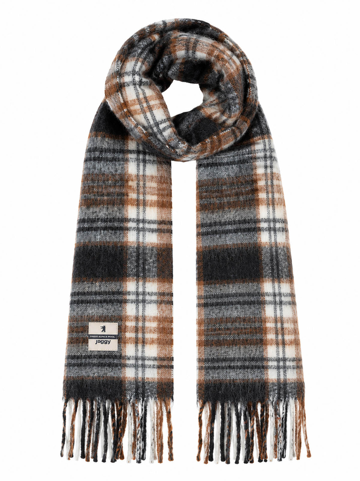 Sciarpa a Quadri in Alpaca