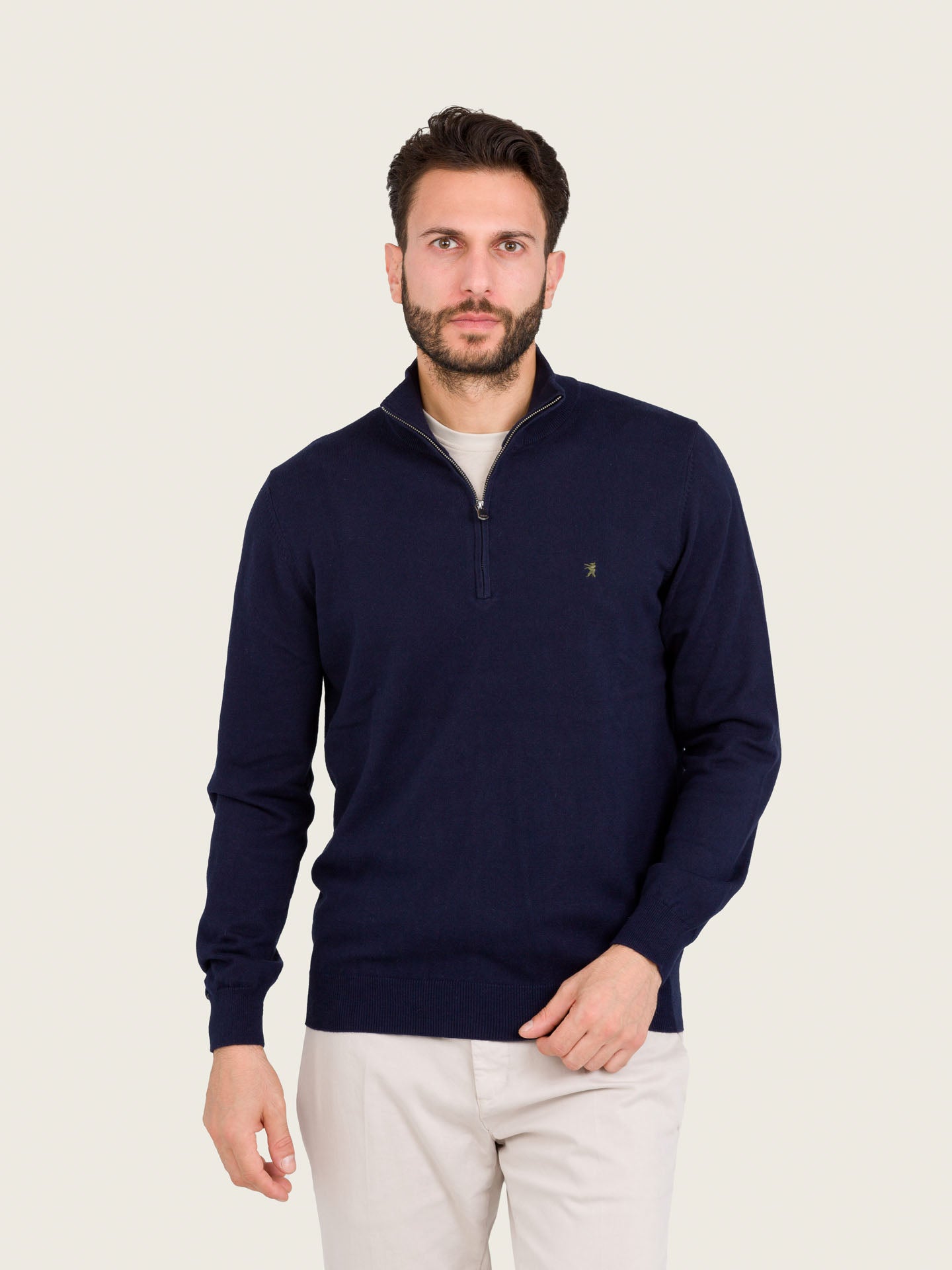 Maglia Collo Alto Half Zip