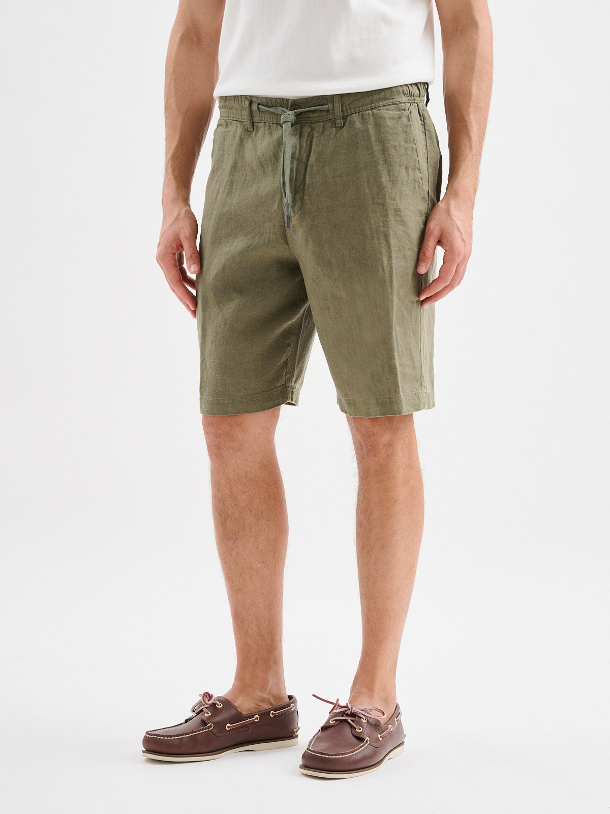 Bermuda Chino in Lino