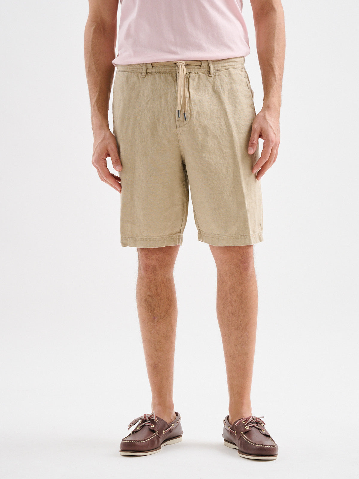 Bermuda Chino in Lino