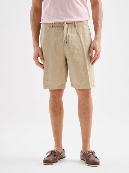 Bermuda Chino in Lino