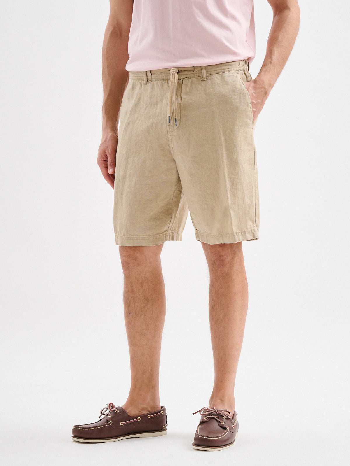 Bermuda Chino in Lino