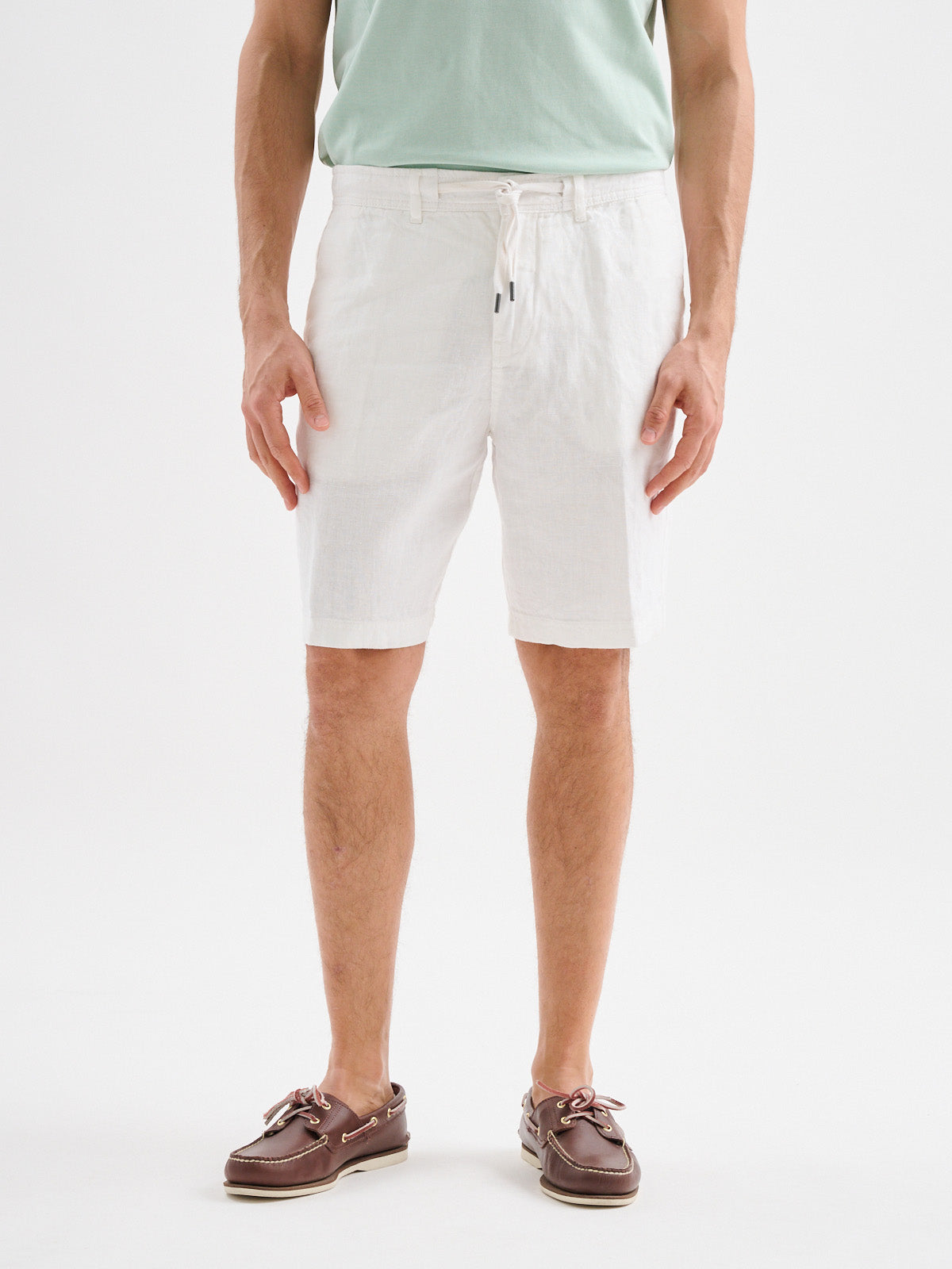 Bermuda Chino in Lino