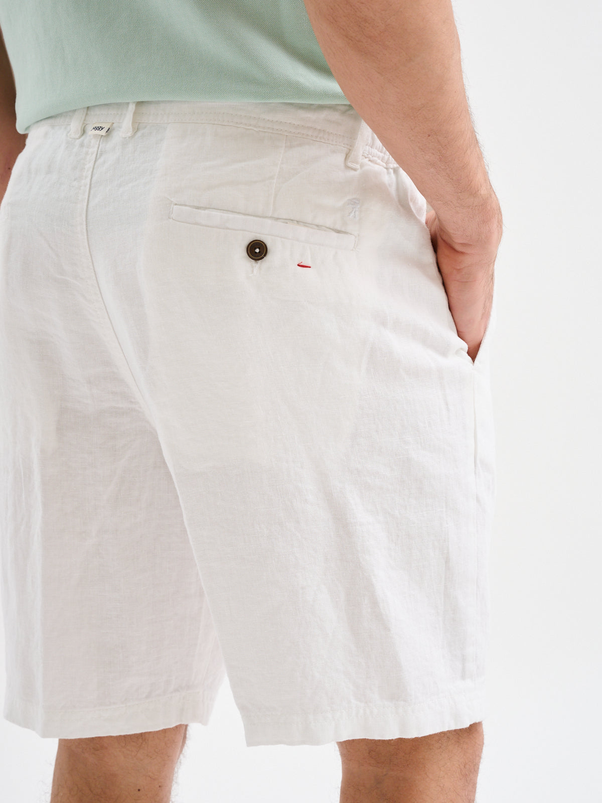 Bermuda Chino in Lino