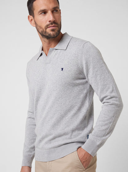 Polo a V Maniche Lunghe