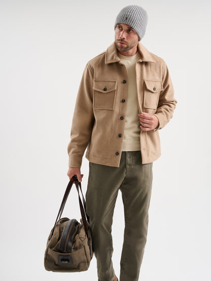 Overshirt misto lana