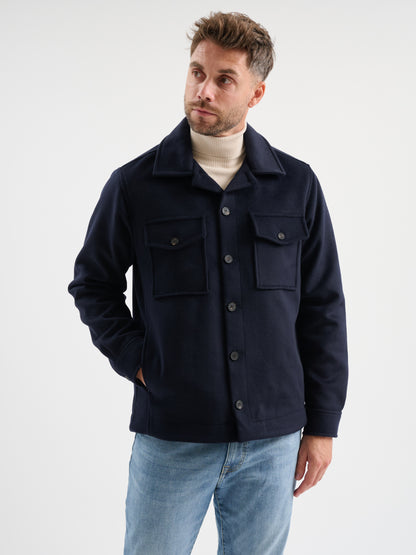 Overshirt misto lana