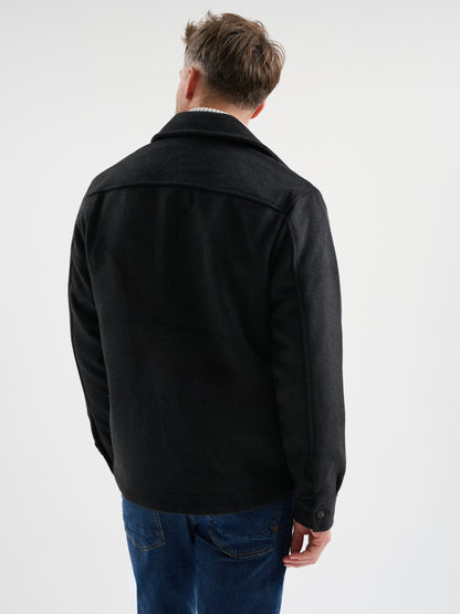 Overshirt misto lana