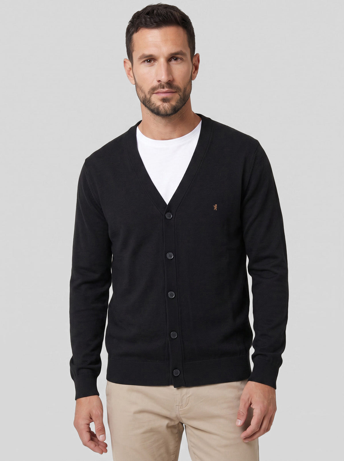 Cardigan maniche lunghe in maglia
