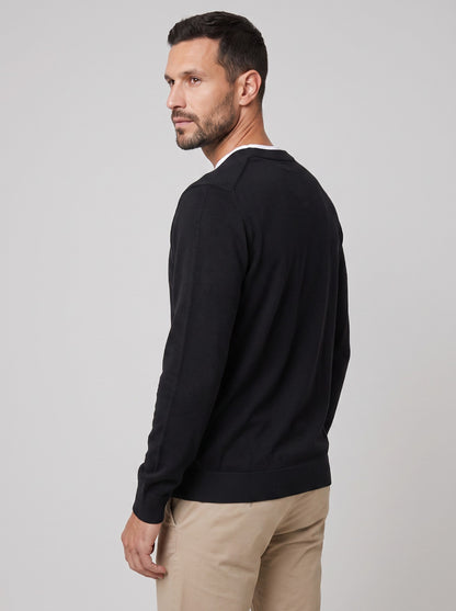 Cardigan maniche lunghe in maglia