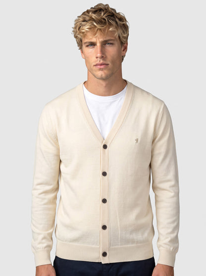 Cardigan maniche lunghe in maglia