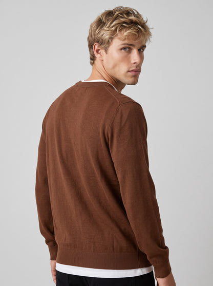 Cardigan maniche lunghe in maglia