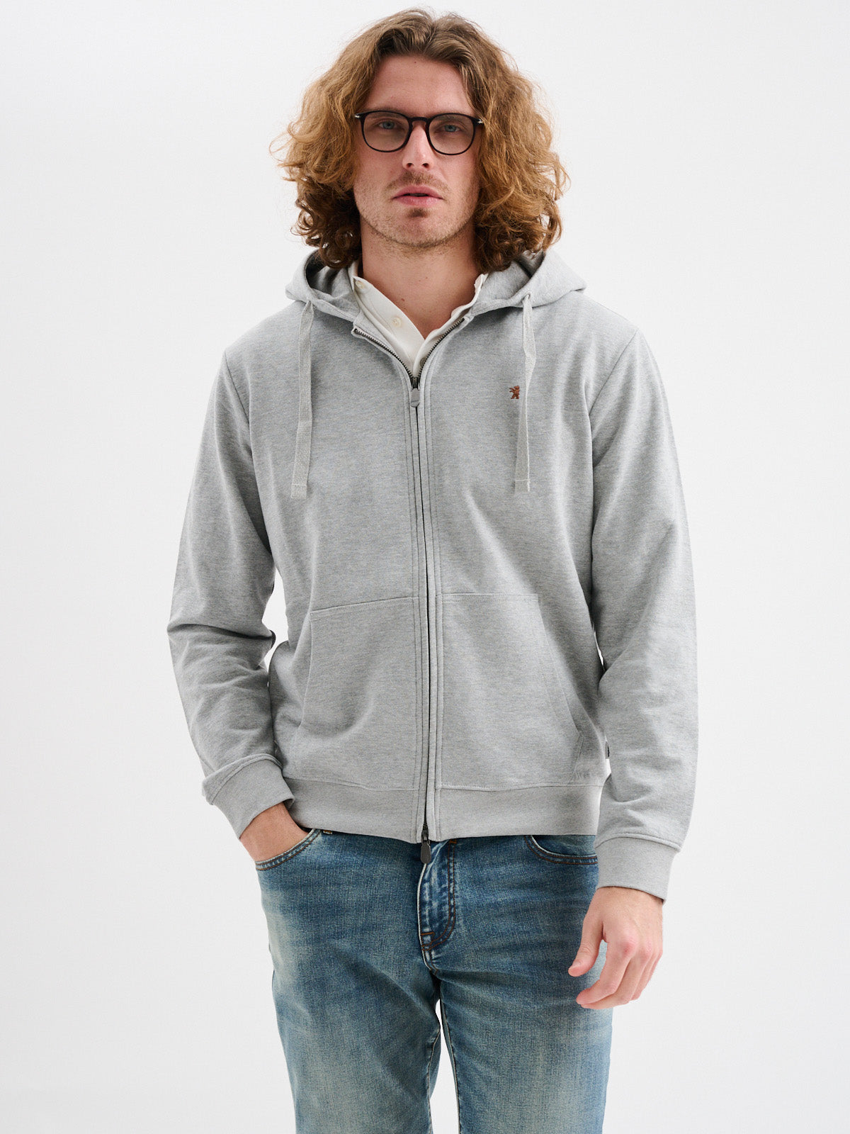 Bomber in Felpa con Cappuccio