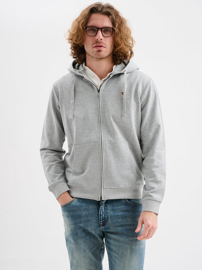 Bomber in Felpa con Cappuccio