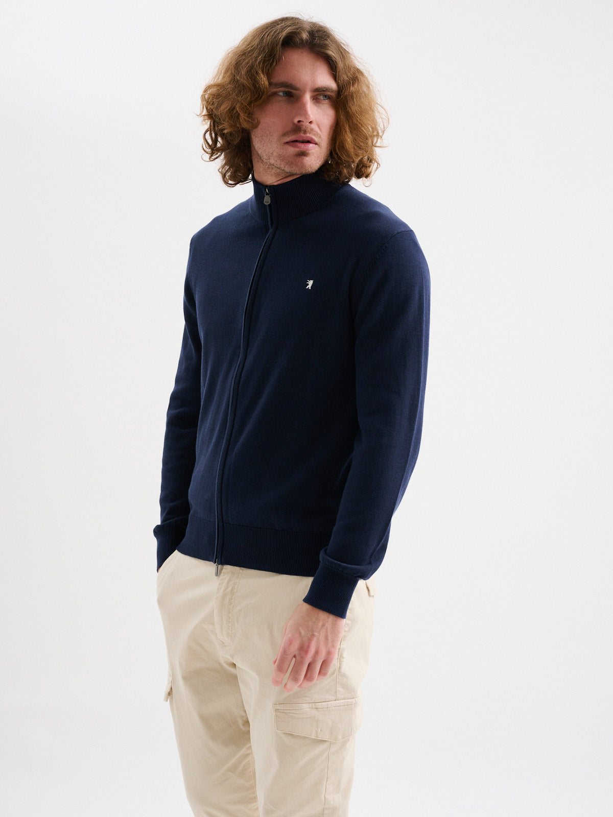 Cardigan Full Zip a Maniche Lunghe