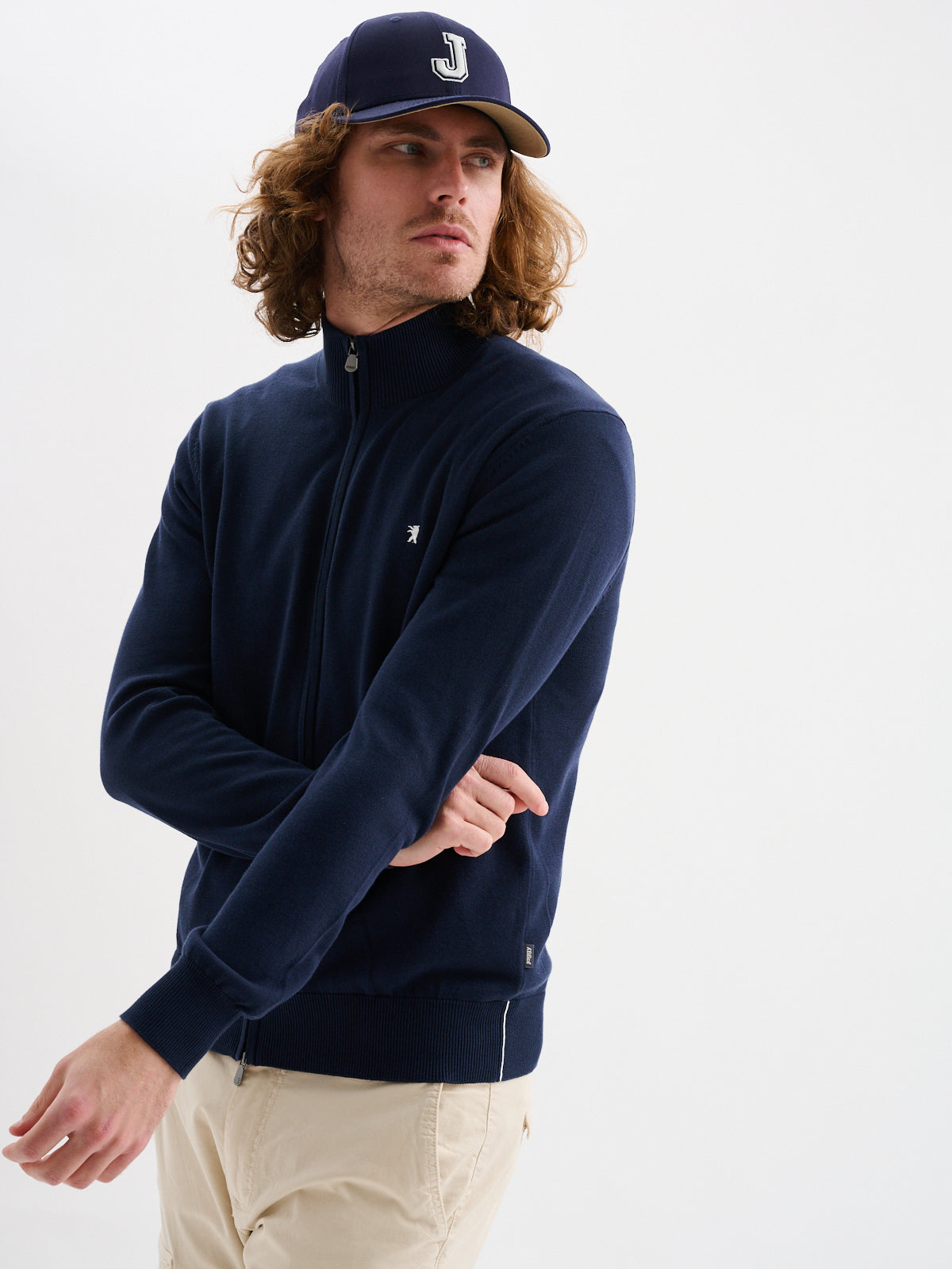 Cardigan Full Zip a Maniche Lunghe